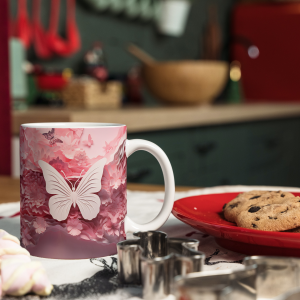 3D Butterfly Mug