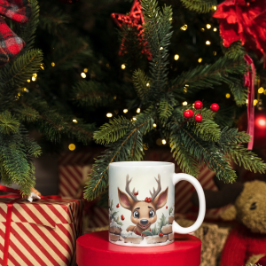 Reindeer Christmas Mug